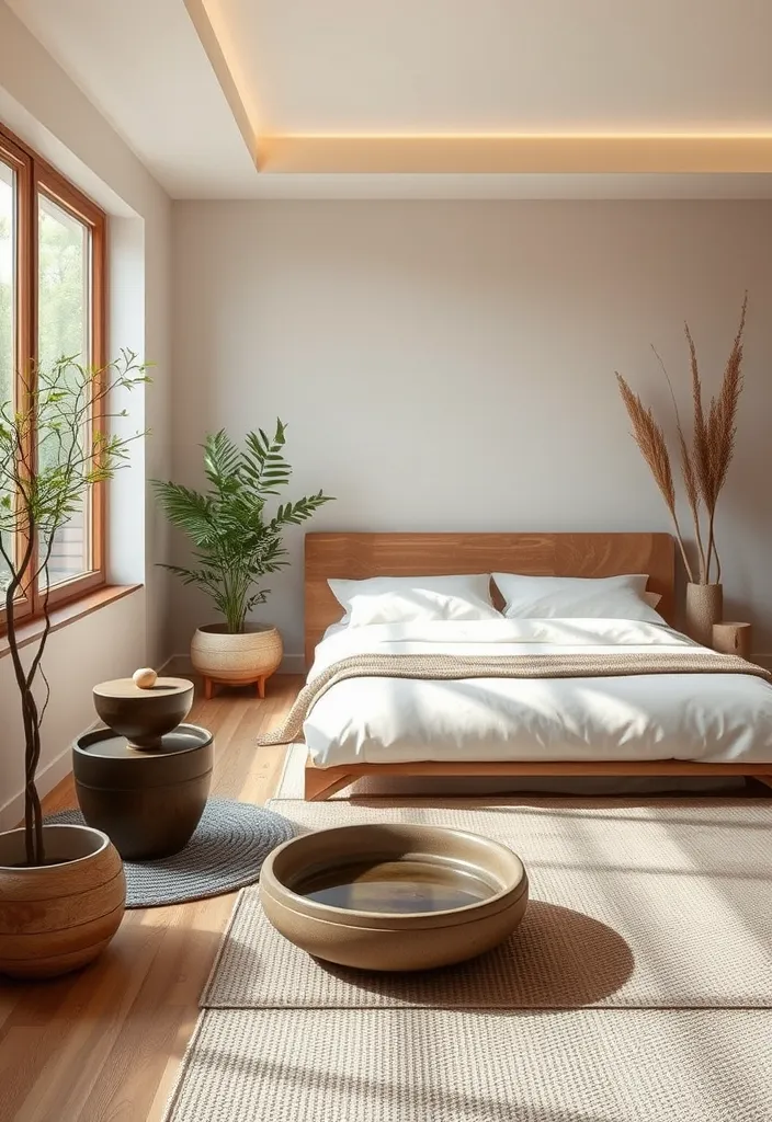 19 Aesthetic Bedroom Ideas That Will Transform Your Space Into a Dreamy Retreat! - 14. Zen Retreat