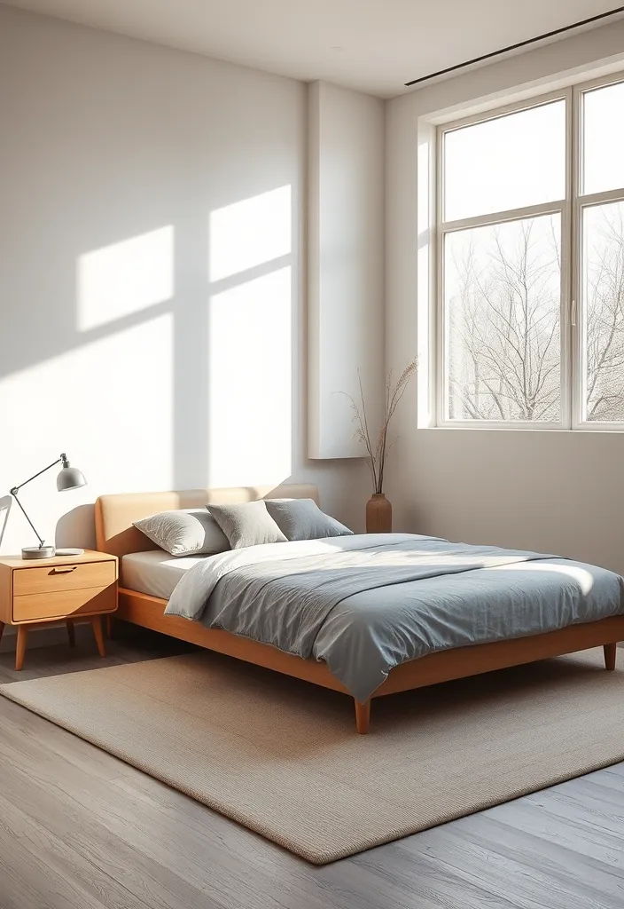 19 Aesthetic Bedroom Ideas That Will Transform Your Space Into a Dreamy Retreat! - 2. Minimalist Serenity