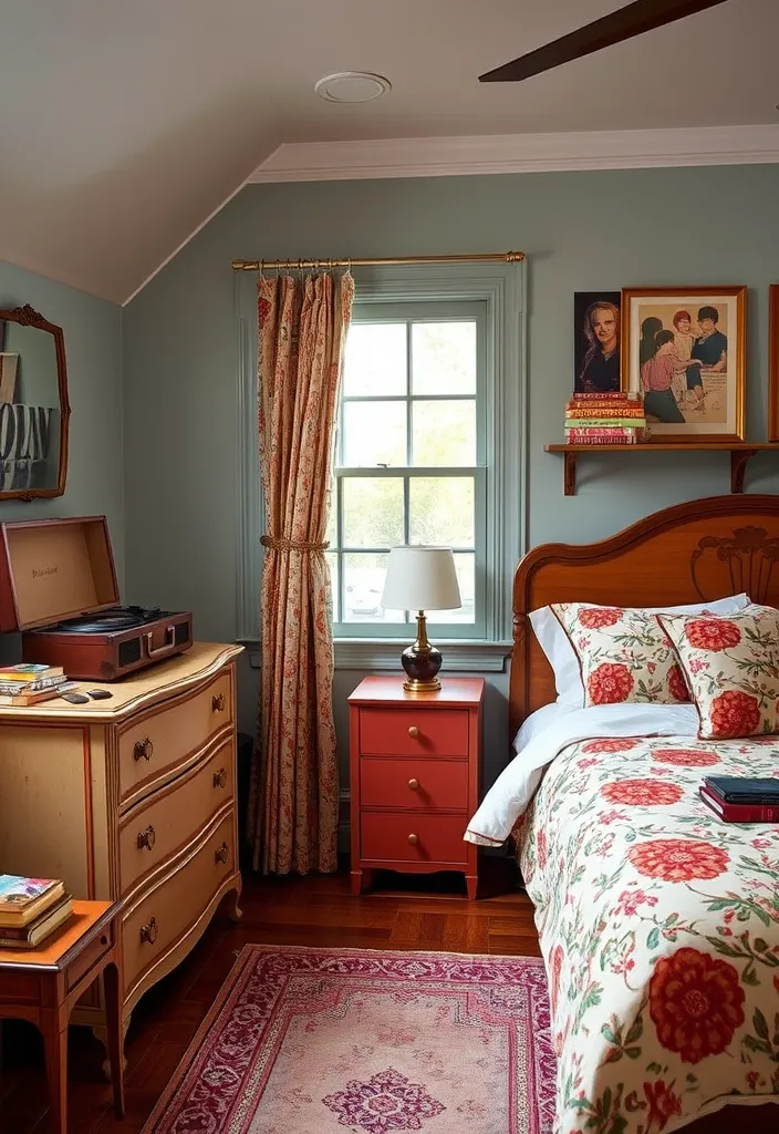 19 Aesthetic Bedroom Ideas That Will Transform Your Space Into a Dreamy Retreat! - 5. Vintage Vibes