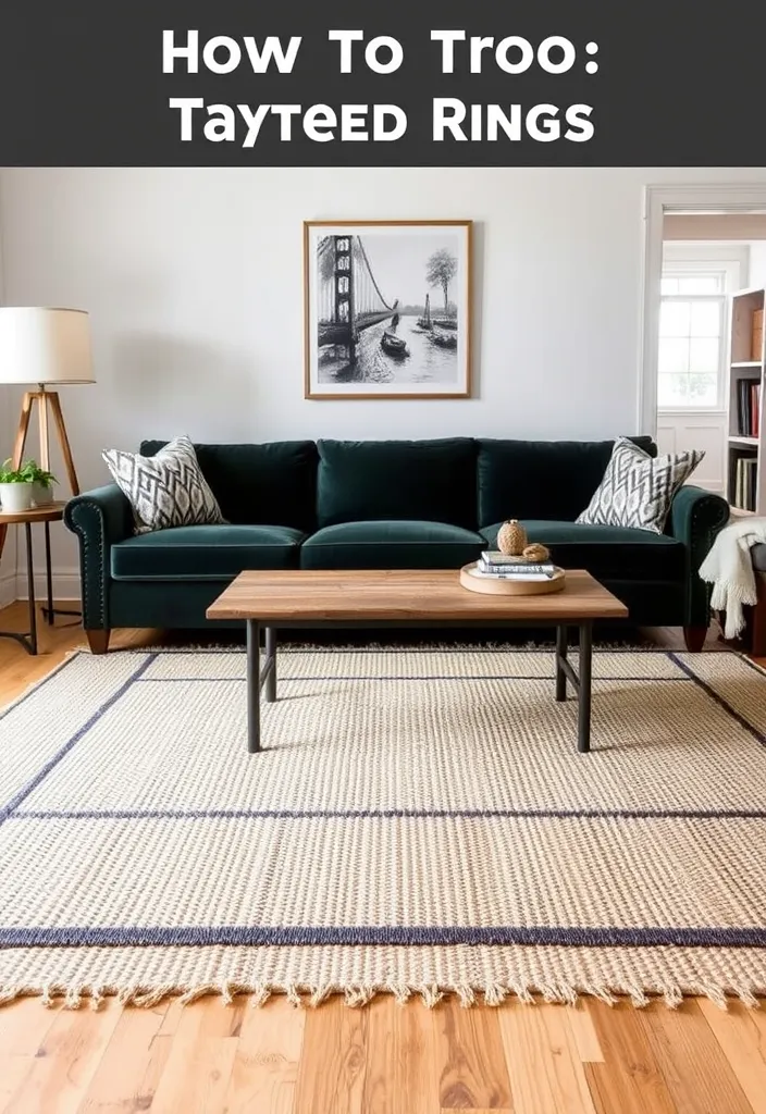 19 Dark Earthy Living Room Ideas That'll Make You Feel Right at Home! - 9. Layered Rugs