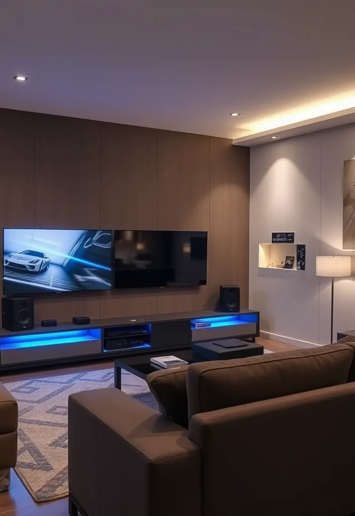 19 Living Room Interior Design Ideas That Will Transform Your Space (You Won't Believe #7!) - 8. Smart Technology Integration