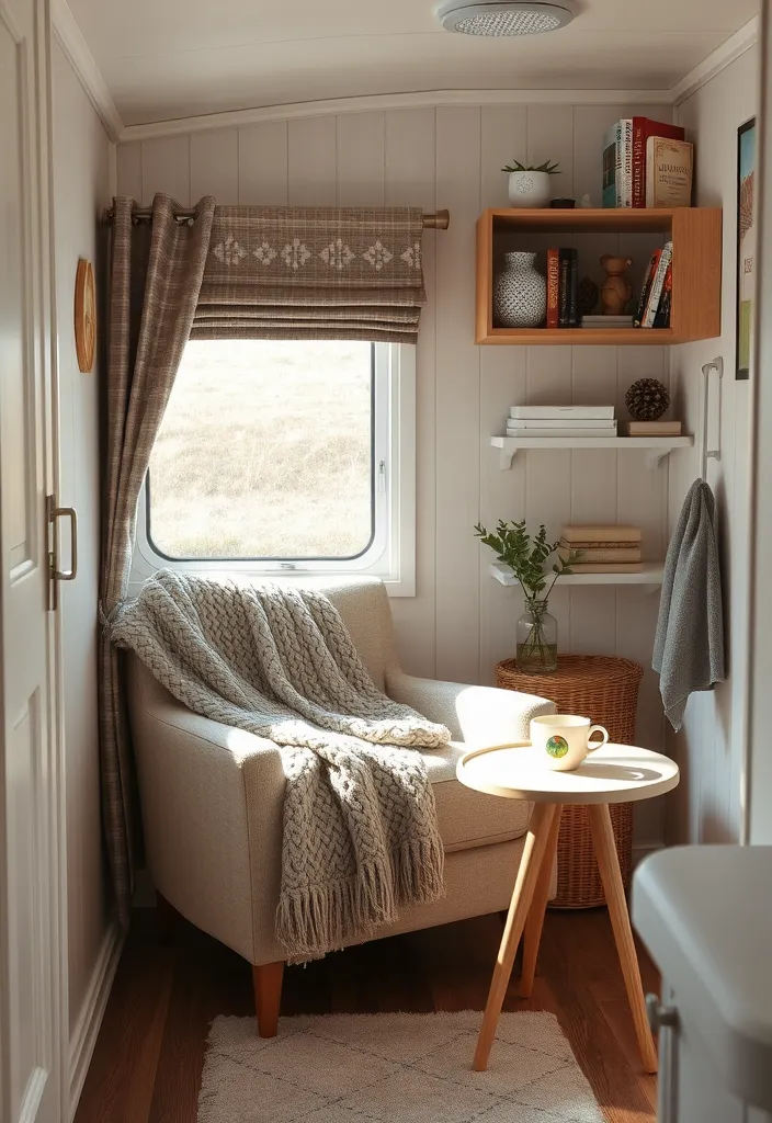 19 Mobile Home Living Room Ideas You Won't Believe Exist! - 1. Cozy Corner Nooks