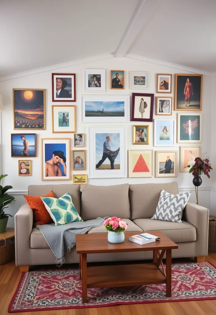 19 Mobile Home Living Room Ideas You Won't Believe Exist! - 11. Artistic Touches