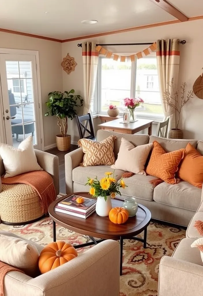 19 Mobile Home Living Room Ideas You Won't Believe Exist! - 12. Seasonal Decor Swaps