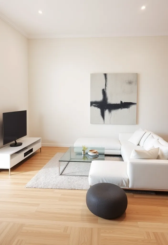 19 Open Space Living Room and Kitchen Ideas That Will Transform Your Home! - 2. Minimalist Aesthetic