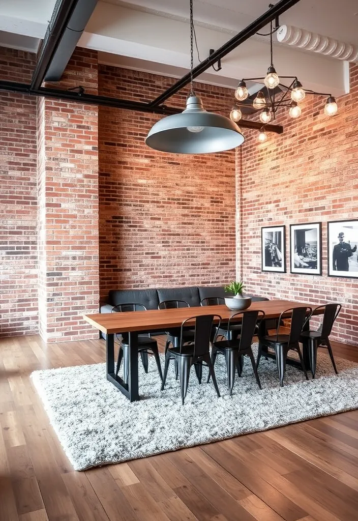 19 Open Space Living Room and Kitchen Ideas That Will Transform Your Home! - 3. Industrial Chic