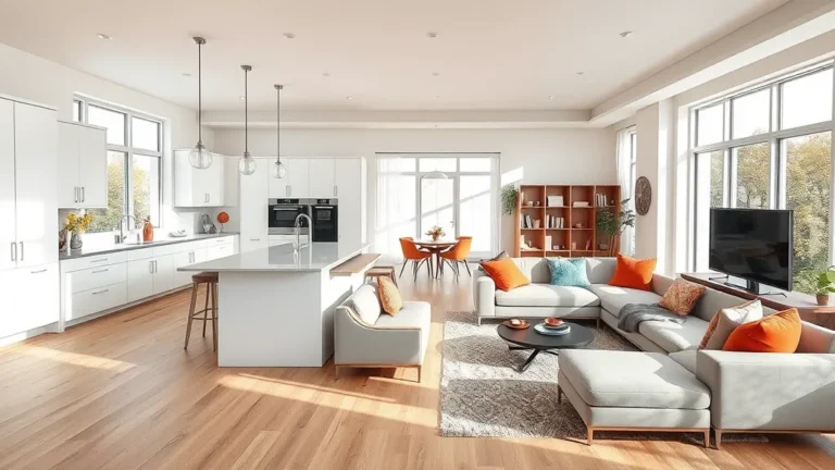 19 Open Space Living Room and Kitchen Ideas That Will Transform Your Home!