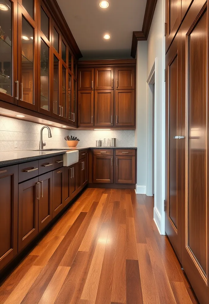 19 Stunning Luxury Pantry Ideas to Elevate Your Culinary Space (You Won't Believe #7!) - 11. Elegant Flooring