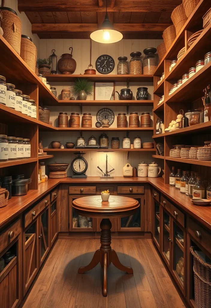 19 Stunning Luxury Pantry Ideas to Elevate Your Culinary Space (You Won't Believe #7!) - 3. Vintage Charm