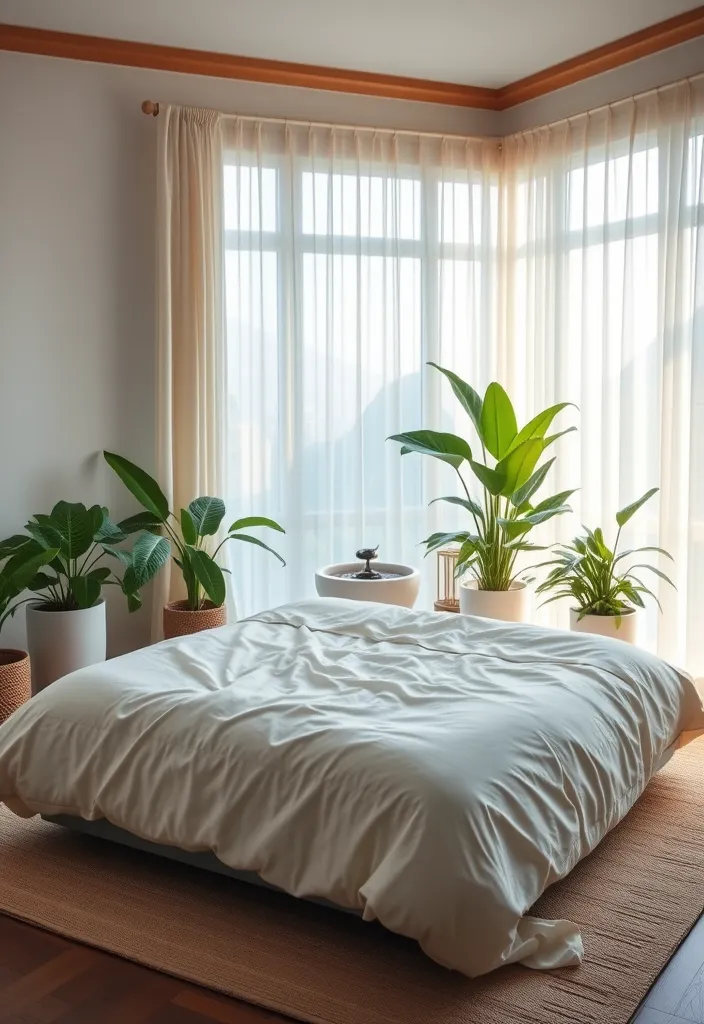 20 Bedroom Setup Ideas That Will Transform Your Space into a Dreamy Oasis! - 8. Zen Sanctuary