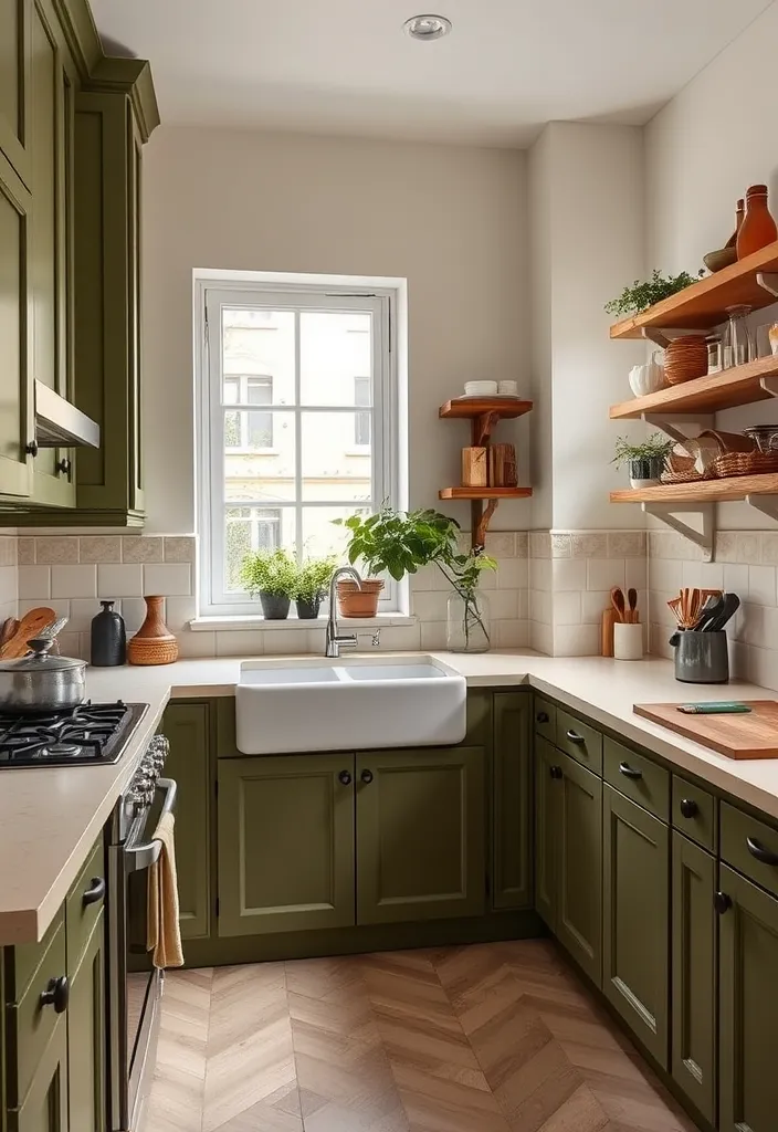 20 Best Interior Color Palette Ideas That Will Transform Your Home! - 14. Rustic Olive and Cream