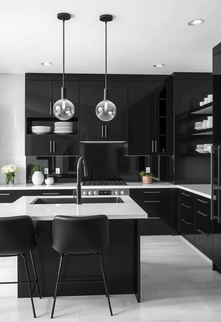 20 Best Interior Color Palette Ideas That Will Transform Your Home! - 6. Minimalist Black and White