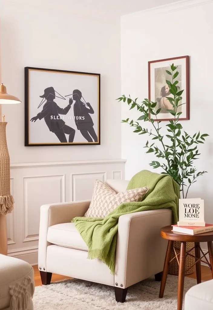 20 Brown and Green Living Room Ideas That'll Transform Your Space! - 20. Cozy Nooks with Brown and Green Accents