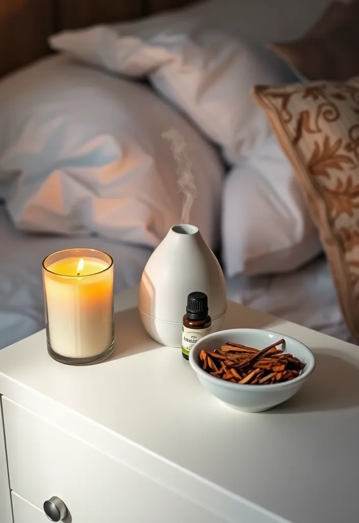 20 Cozy Bedroom Inspirations That'll Make You Want to Hibernate! - 11. Infuse the Scent of Comfort