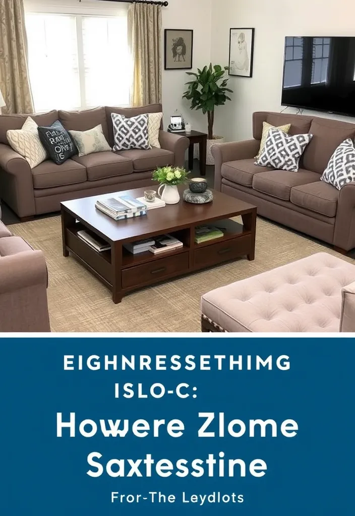 20 Cozy Living Room Ideas That'll Make You Never Want to Leave! - 11. Use Functional Furniture