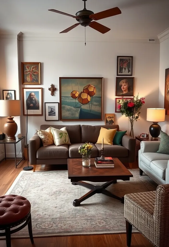 20 Cozy Living Room Ideas That'll Make You Never Want to Leave! - 7. Mix Old and New Decor