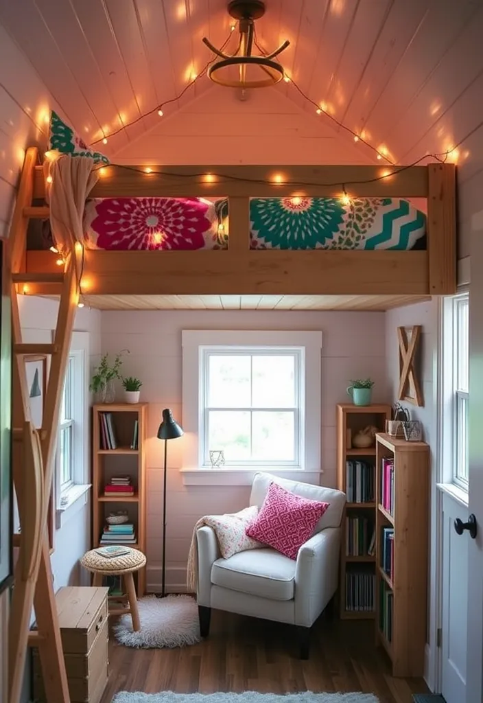 20 DIY Tiny House Ideas Under $5000 That Will Make You Say 'Why Didn't I Think of That?!' - 4. DIY Loft Bed