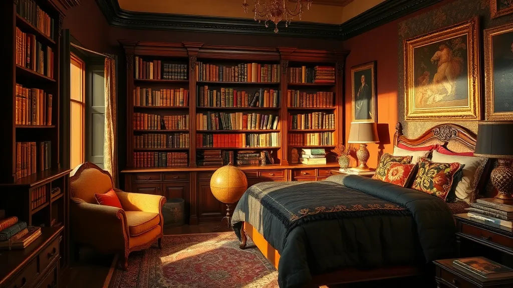 20 Dark Academia Bedroom Aesthetic Ideas That'll Make You Feel Like You're in a Novel!