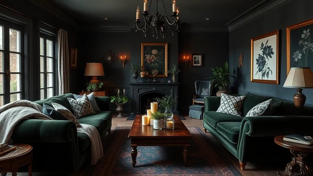 20 Dark Cottage Decor Living Room Ideas That'll Make You Feel Right at Home!