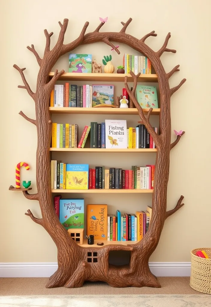 20 Enchanting Fairy Decor Bedroom Ideas That Will Spark Your Imagination! - 13. Enchanted Fairy Bookshelf