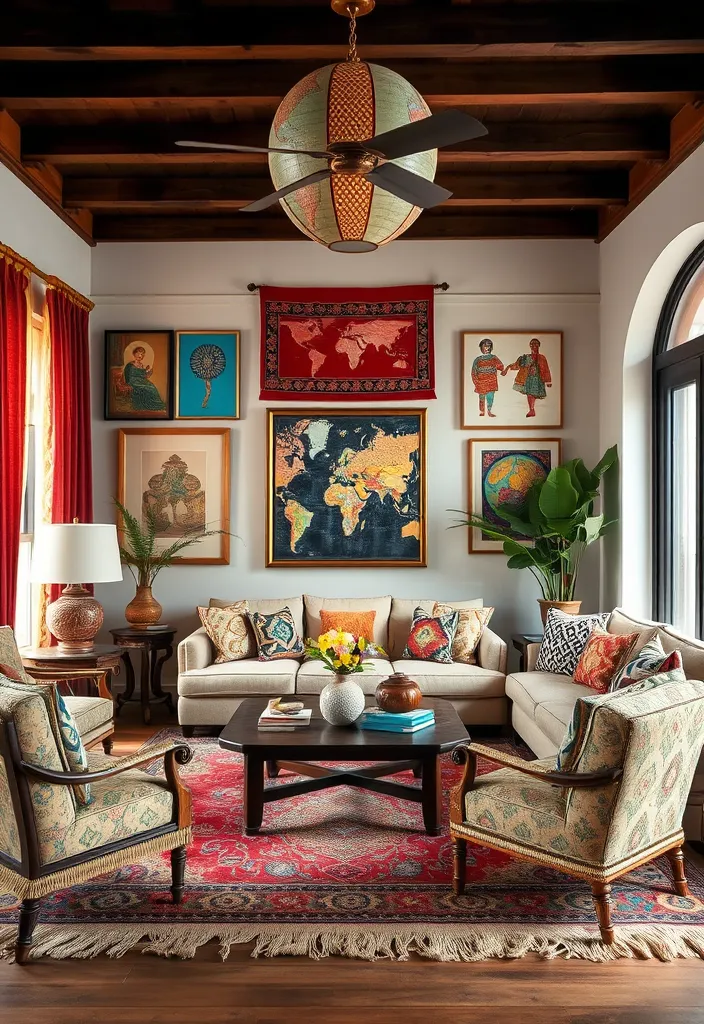20 Living Room Designs Bloxburg Ideas That'll Make Your Friends Jealous! - 12. Global Inspiration