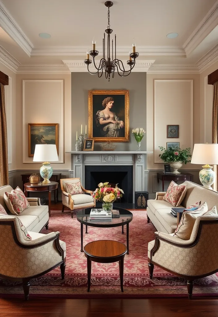 20 Living Room Designs Bloxburg Ideas That'll Make Your Friends Jealous! - 17. Formal Elegance