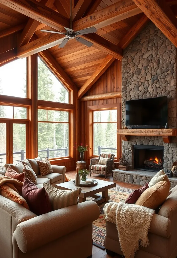 20 Living Room Designs Bloxburg Ideas That'll Make Your Friends Jealous! - 5. Rustic Charm