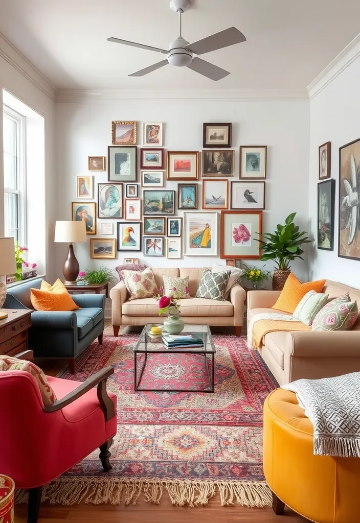 20 Living Room Designs Bloxburg Ideas That'll Make Your Friends Jealous! - 6. Eclectic Fusion