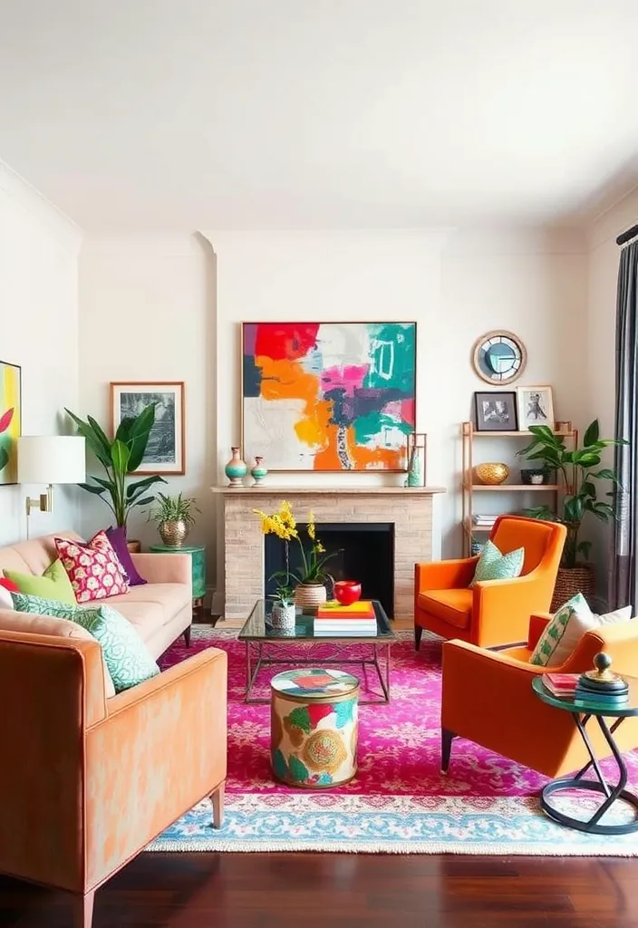 20 Living Room Designs Bloxburg Ideas That'll Make Your Friends Jealous! - 8. Artistic Expression
