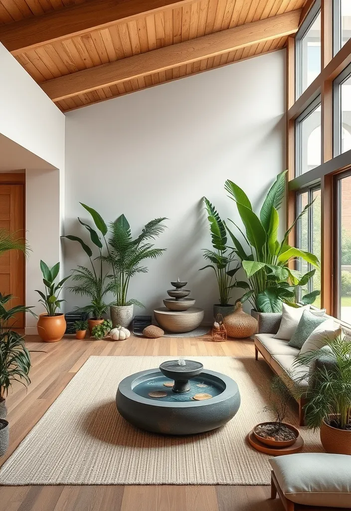 20 Living Room Designs Bloxburg Ideas That'll Make Your Friends Jealous! - 9. Zen Sanctuary