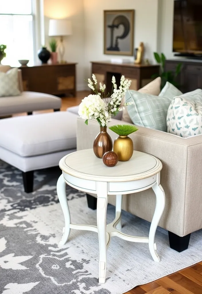20 Modern Classic Living Room Ideas That'll Make You Rethink Your Space! - 16. Vintage Finds with a Modern Twist