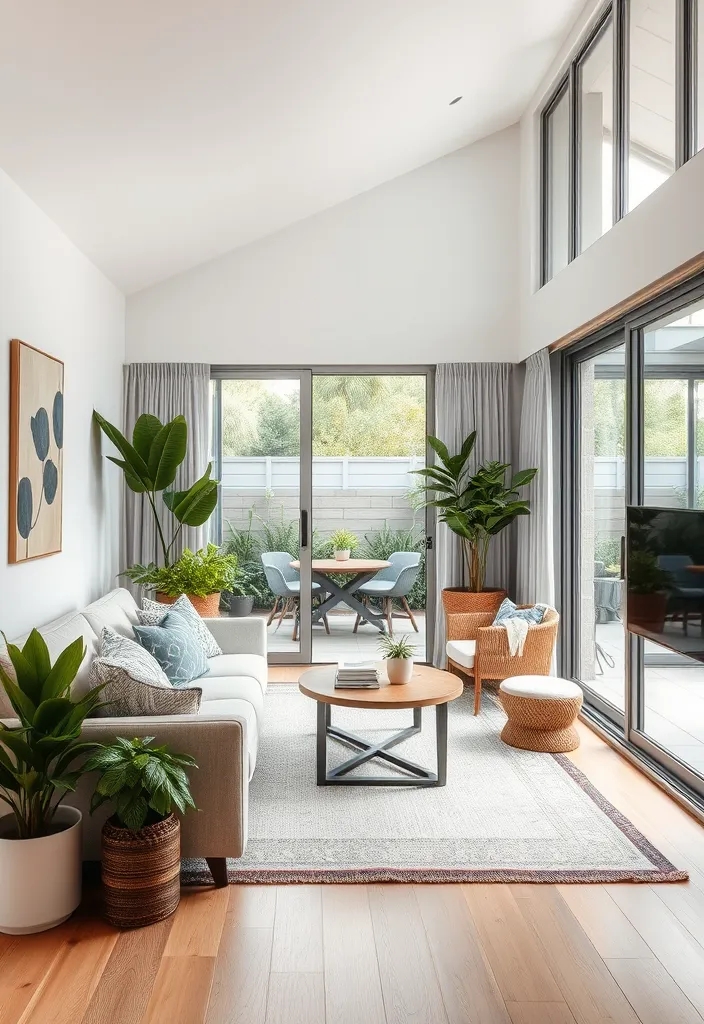 20 Modern Classic Living Room Ideas That'll Make You Rethink Your Space! - 18. Outdoor-Inspired Living
