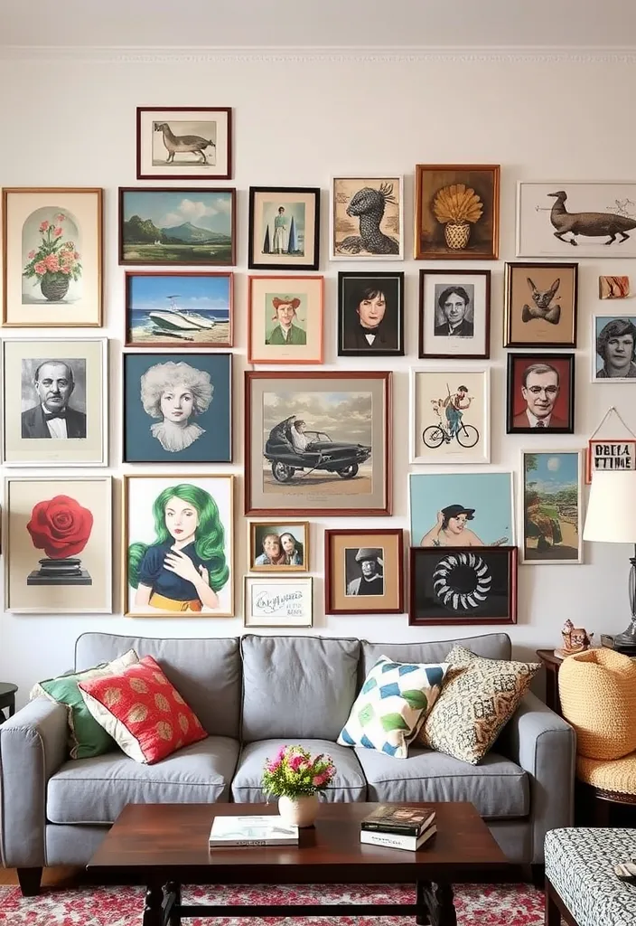 21 Best Thrifted Home Ideas That'll Transform Your Space on a Budget! - 6. Unique Thrifted Wall Art