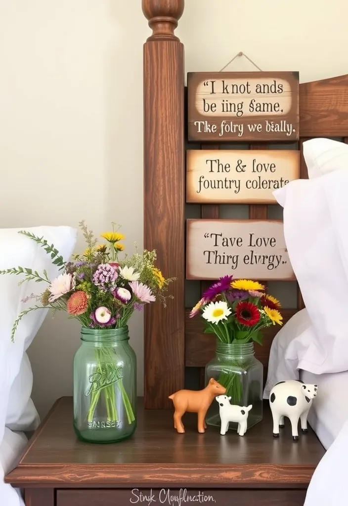 21 Country Teen Bedroom Ideas That'll Transform Your Space into a Cozy Retreat! - 11. Farm Fresh Accents