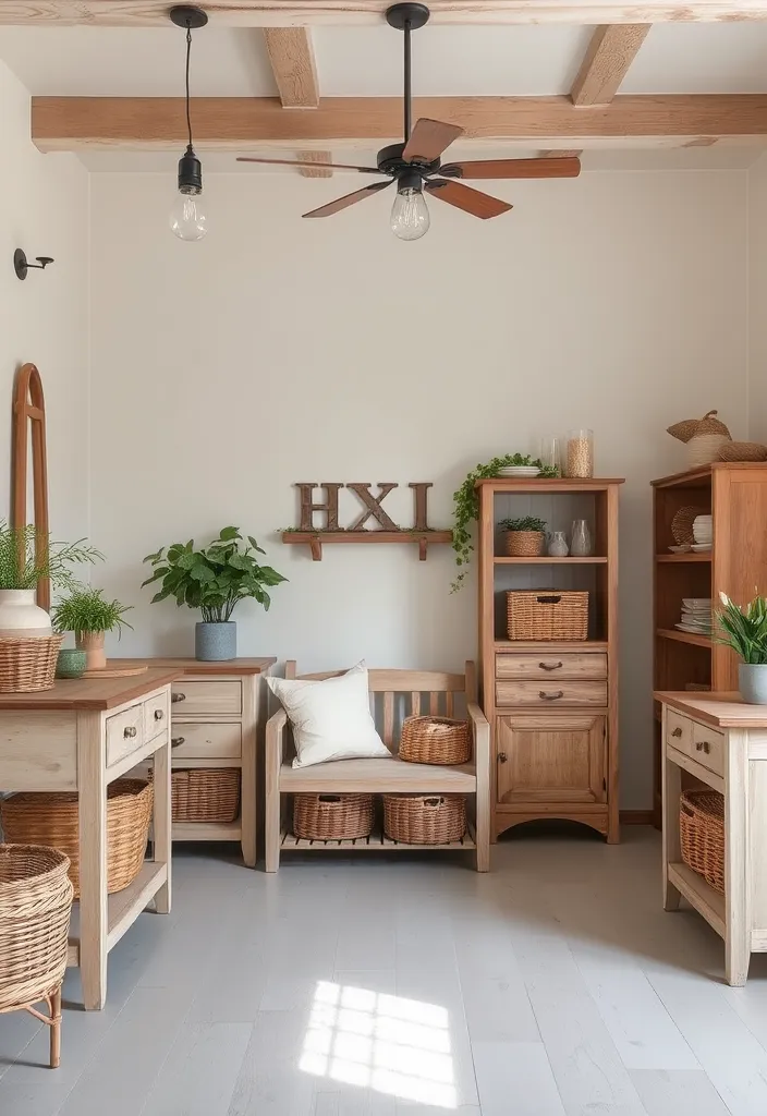 21 Country Teen Bedroom Ideas That'll Transform Your Space into a Cozy Retreat! - 3. Farmhouse-Style Decor