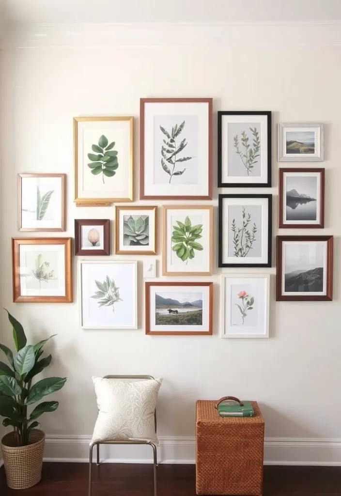 21 Country Teen Bedroom Ideas That'll Transform Your Space into a Cozy Retreat! - 5. Nature-Inspired Wall Art