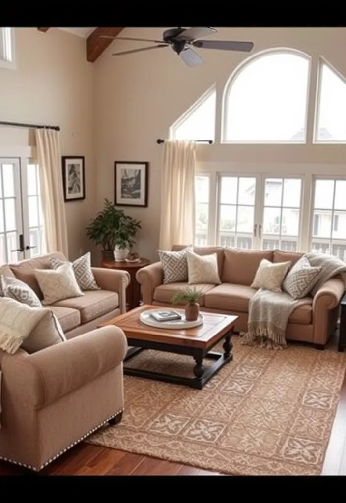 21 Cozy Modern Farmhouse Living Room Ideas You'll Want to Copy! - 21. Design for Comfort