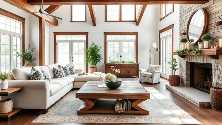 21 Cozy Modern Farmhouse Living Room Ideas You'll Want to Copy!