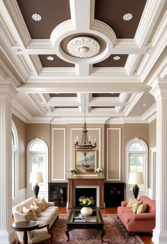 21 Old Money Living Room Ideas That Will Elevate Your Space to Luxury! - 16. Architectural Details