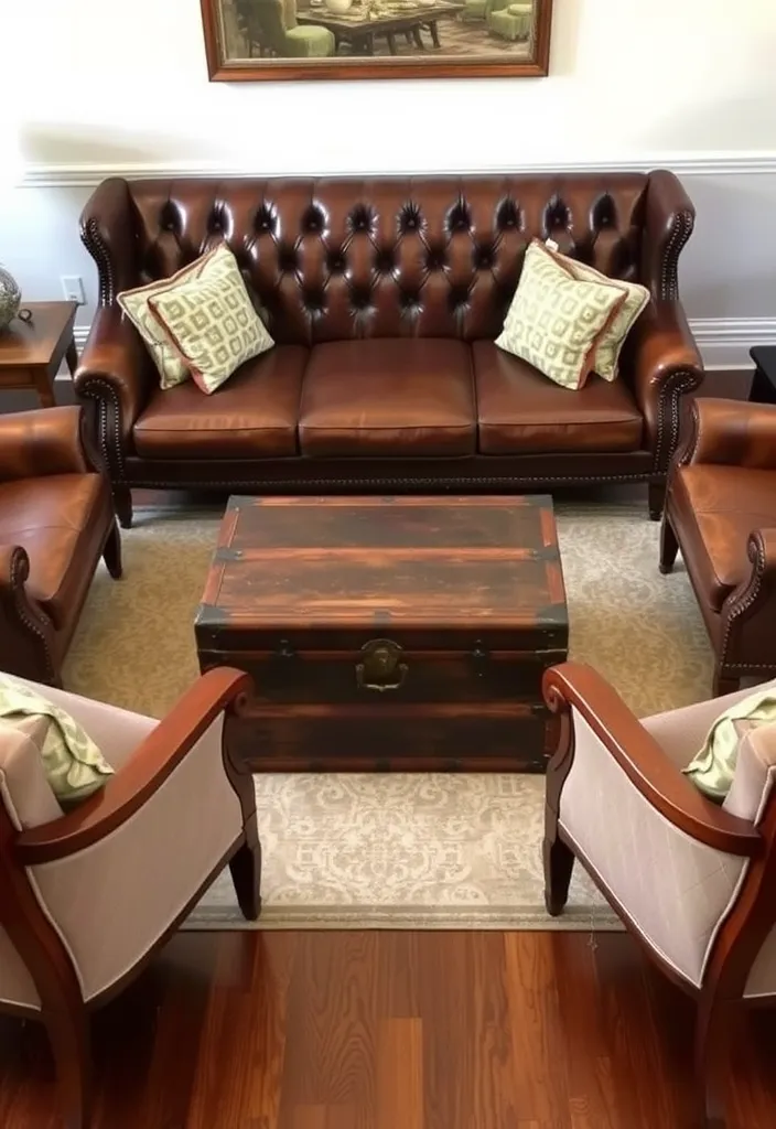 21 Old Money Living Room Ideas That Will Elevate Your Space to Luxury! - 2. Classic Furniture Pieces