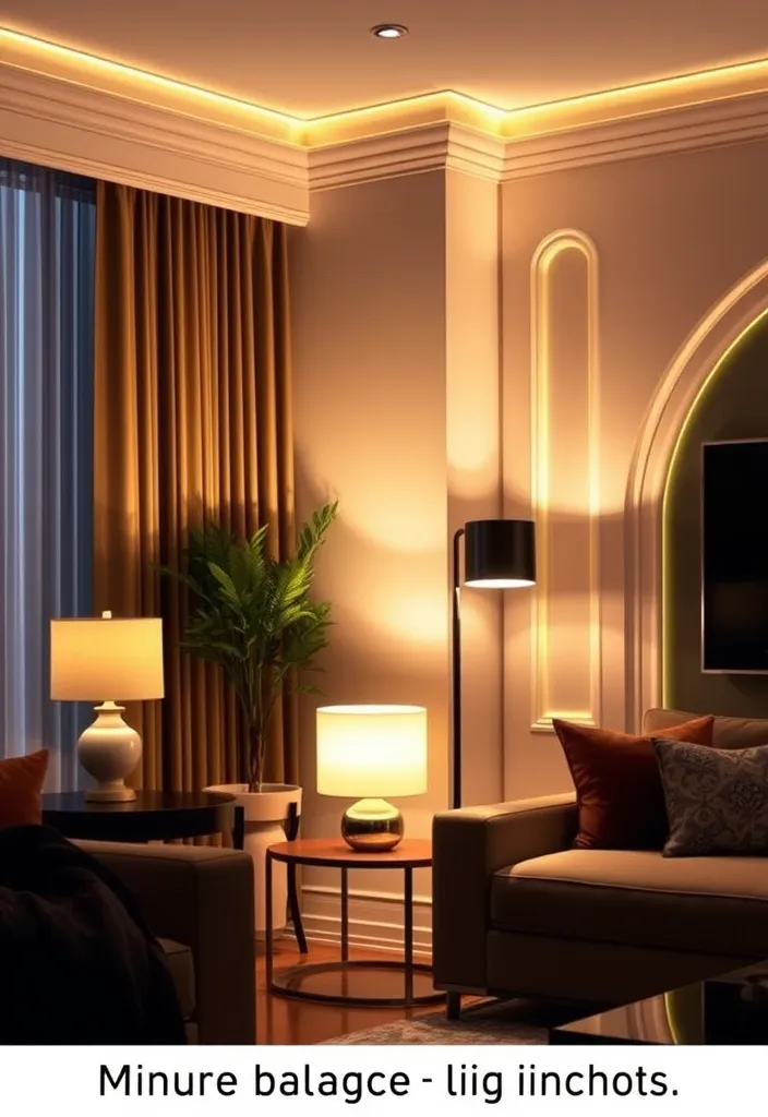 21 Old Money Living Room Ideas That Will Elevate Your Space to Luxury! - 7. Layered Lighting