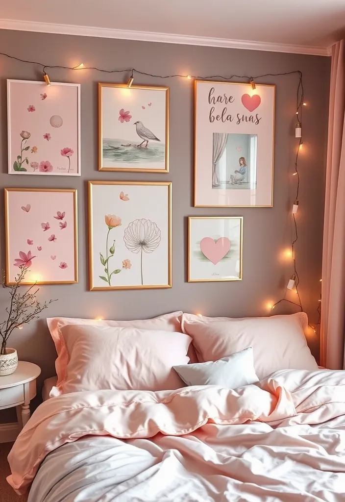 21 Poster Wall Aesthetic Ideas That'll Transform Your Space Instantly! - 18. Dreamy Pastels