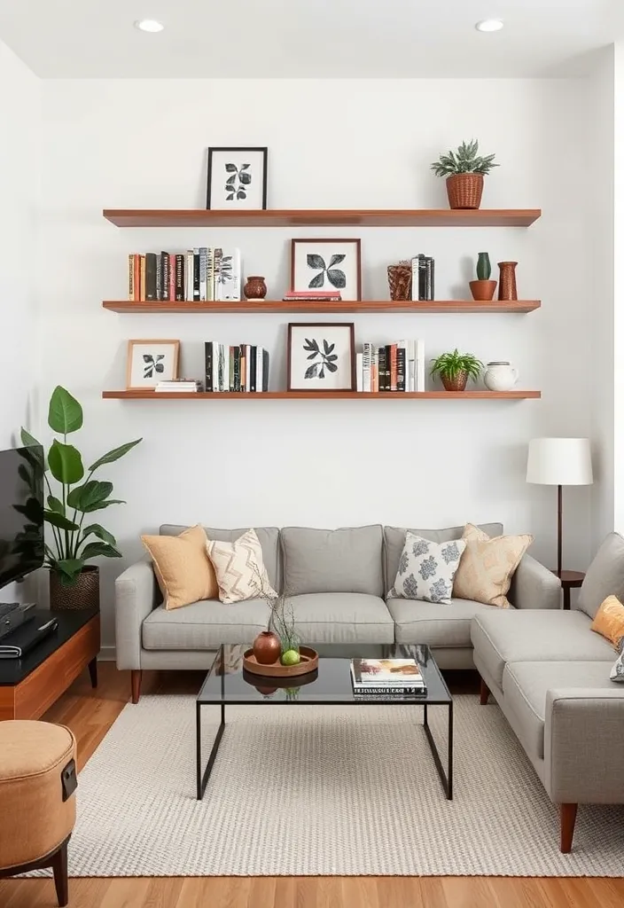 21 Small Western Living Room Ideas You’ll Want to Steal Right Now! - 12. Utilize Wall Space