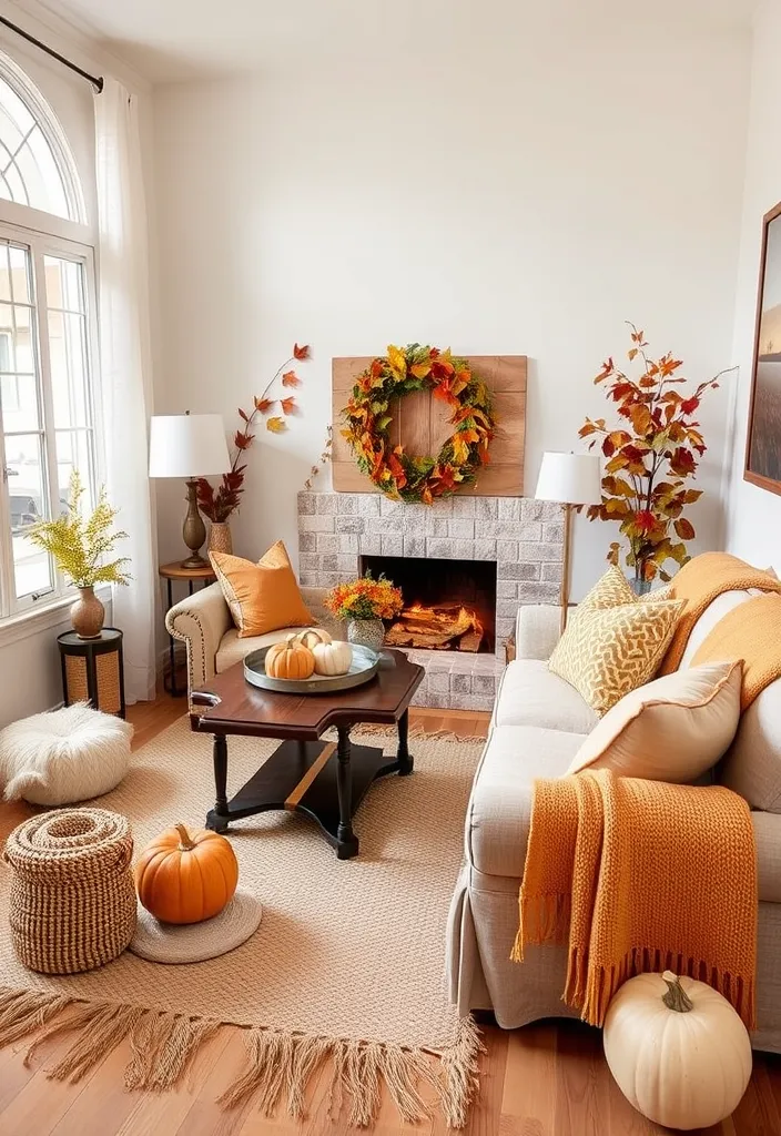 21 Small Western Living Room Ideas You’ll Want to Steal Right Now! - 20. Use Seasonal Decor