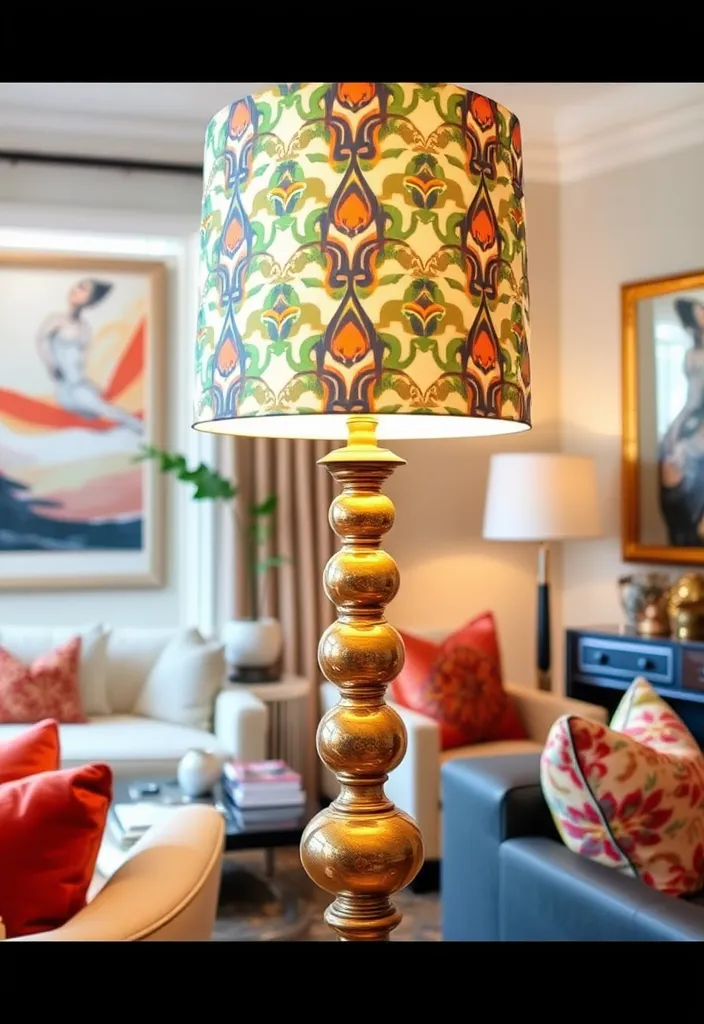 21 Stunning Lamps Living Room Ideas That Will Transform Your Space! - 12. Statement Shades