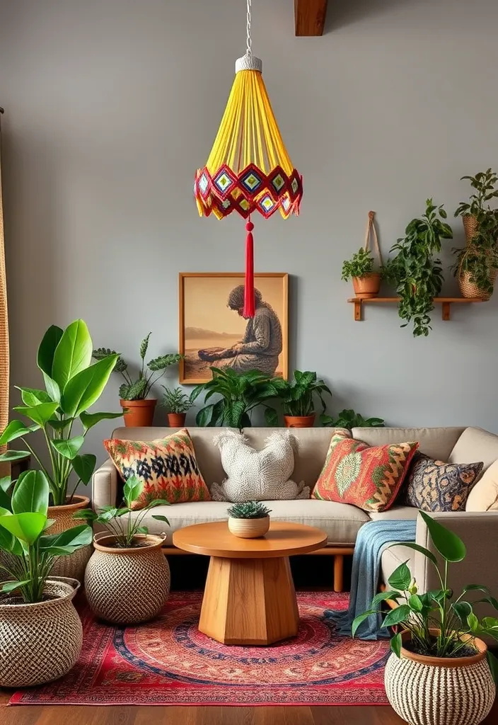 21 Stunning Lamps Living Room Ideas That Will Transform Your Space! - 14. Bohemian Vibes