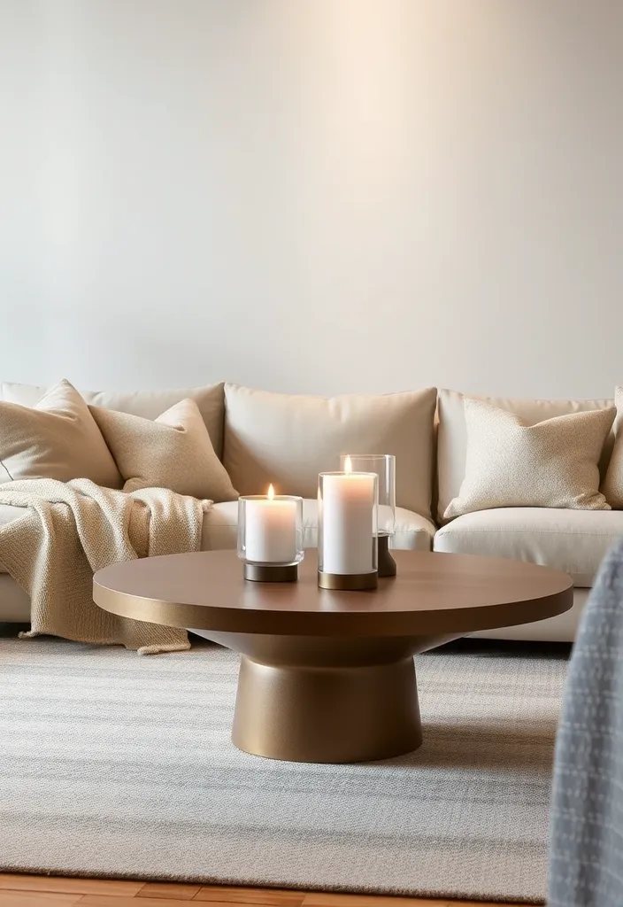 21 Stunning Lamps Living Room Ideas That Will Transform Your Space! - 18. Minimalist Candles