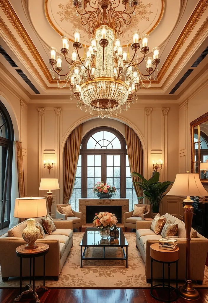 21 Stunning Lamps Living Room Ideas That Will Transform Your Space! - 21. Layered Luxury