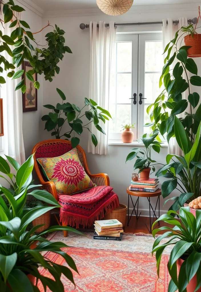 22 Boho Chic Bedroom Ideas That'll Make You Feel Like You're in a Dream! - 14. Cozy Nooks for Relaxation