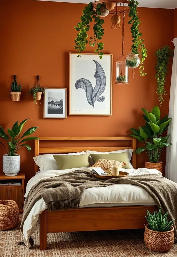 22 Boho Chic Bedroom Ideas That'll Make You Feel Like You're in a Dream! - 2. Earthy Color Palettes